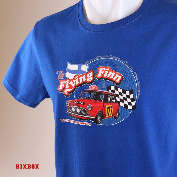 Flying Finn miesten t-paita, sininen