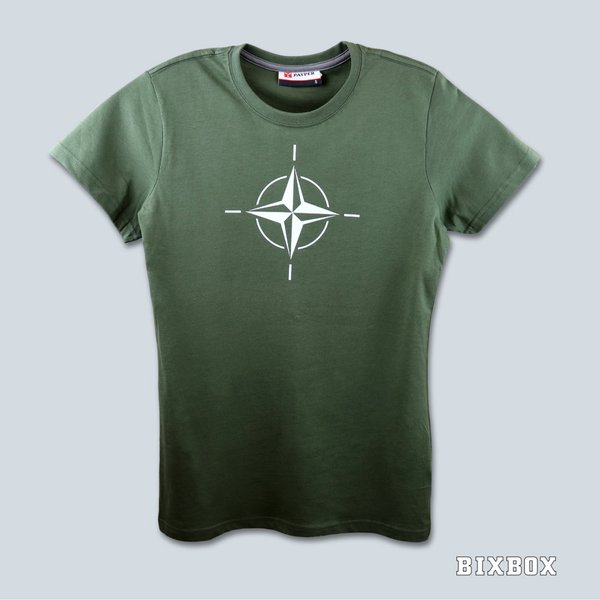 NATO kompassi, naisten vihreä t-paita