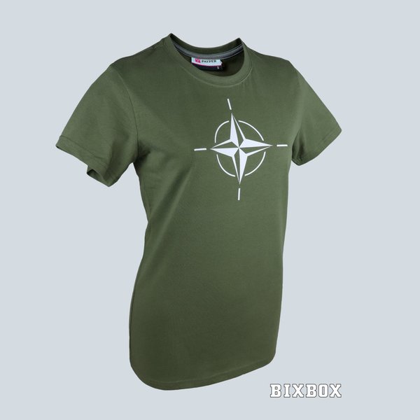 NATO kompassi, naisten vihreä t-paita
